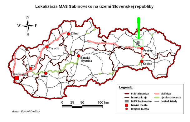 Štruktúra MAS Sabinovsko